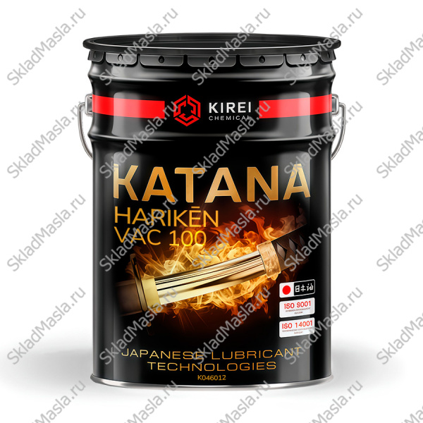 Вакуумное масло Katana Hariken VAC 100 (канистра 20л)