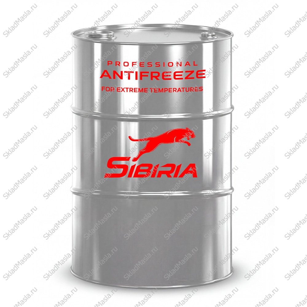 Антифриз Sibiria G12+ -40 красный (бочка 210кг)